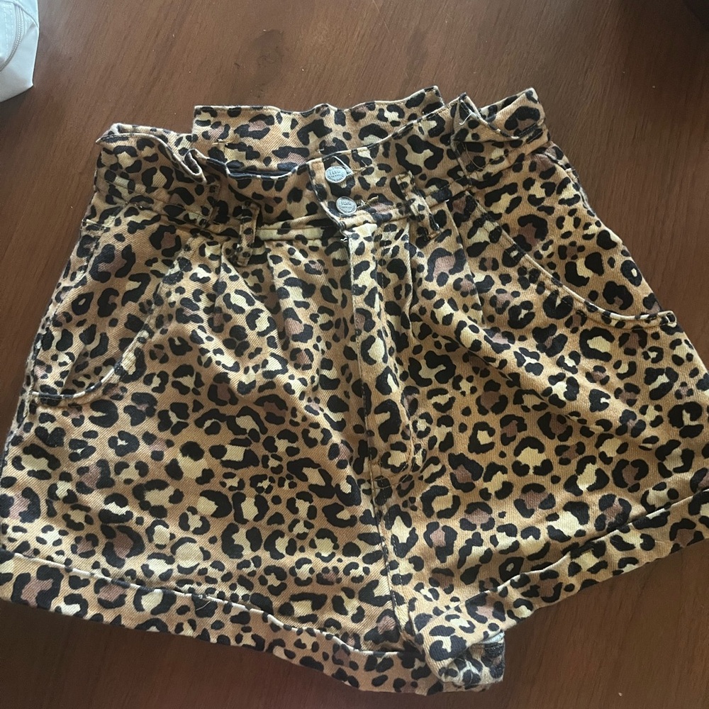 FARMRIO JEANS SHORT ANIMAL PRINT